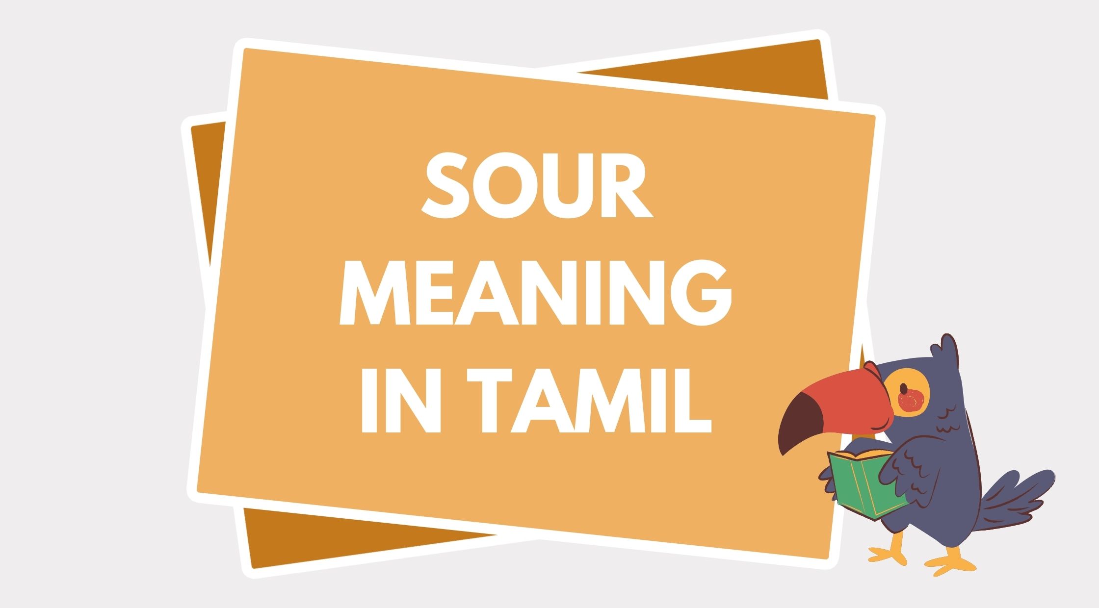 Sour Meaning in Tamil